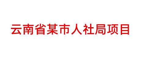 云南省某市人社局項目